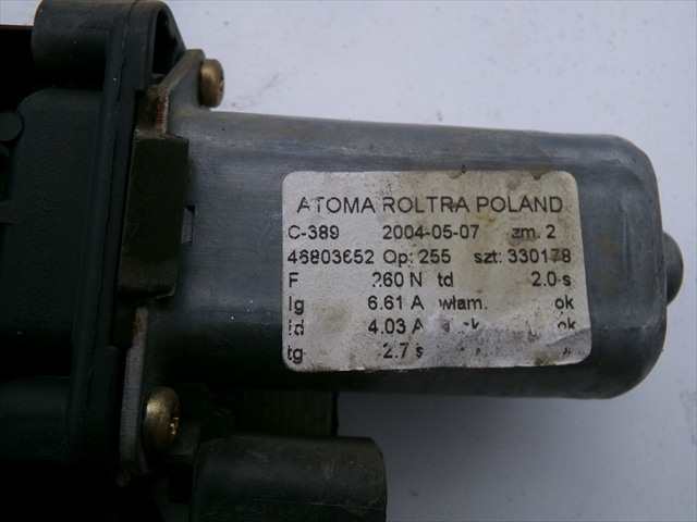 Foto 2ª: Elevalunas Eléctrico Delantero Izquierdo Fiat Panda 1.2 G 2003-2012 [188A4000] (2004)