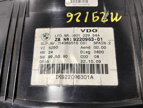 Foto 3ª: Cuadro de Instrumentos Bmw Serie 3 315 2.0 16V DIESEL 163CV [N47D20C] (2004)