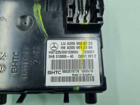 Foto 3ª: Centralita Motor ECU Mercedes Clase C 160 C 220 CDI BLUETEC 205.004) 170CV 125KW [651921] (2016)