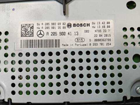 Foto 3ª: Pantalla Multifuncion Mercedes Clase C 160 C 220 BLUETEC - D 205.002 205.004) (2013)