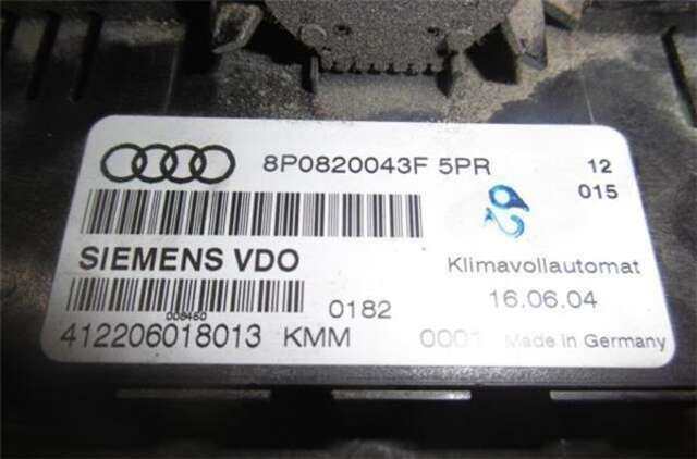 Mando Climatizador Audi A3 2.0 TDI (140CV)