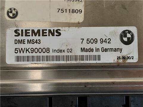 Foto 3ª: Centralita Motor ECU Bmw Serie 3 315 2.2 320 CI COUPE 170CV 125KW [M54 226 S1] (2000)
