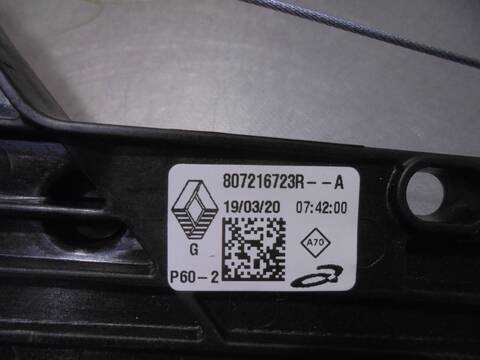 Foto 4ª: Elevalunas Manual Trasero Izquierdo Renault Clio BUSINESS 86CV 63KW [K9K] (2020)