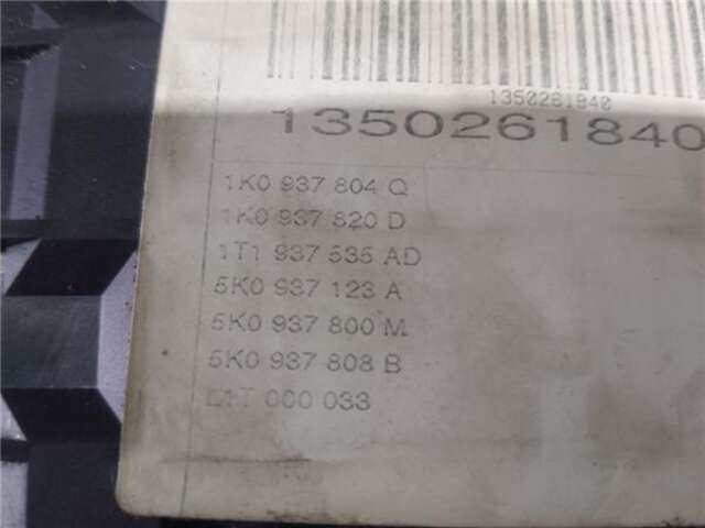 Foto 3ª: Caja Reles Fusibles Volkswagen Touran 1.6 ADVANCE BLUEMOTION [1.6 LTR. - 77 KW TDI DPF] [CAYC]