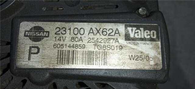Alternador Nissan Micra 1.2 16V