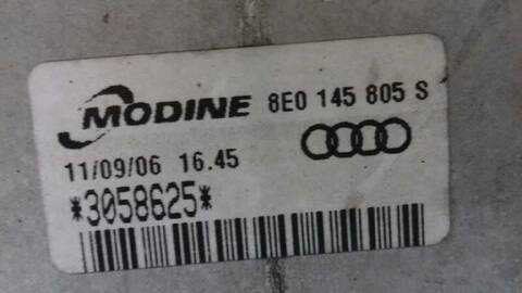 Foto 3ª: Intercooler Audi A4 2.0 TDI AVANT 140CV 103KW [BPW] (2006)