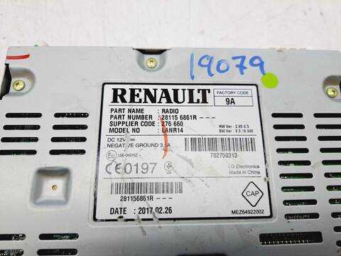 Foto 2ª: Sistema Audio Radio CD Renault Kadjar BOSE EDITION 130CV 96KW [R9M414] (2017)