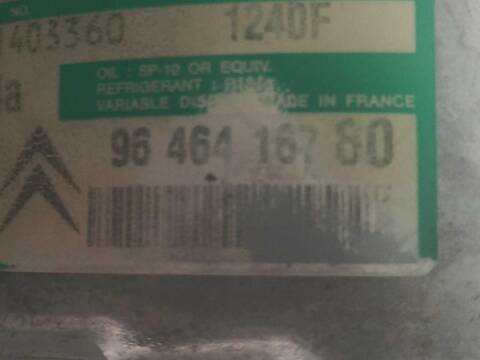 Compresor Aire Acondicionado Citroen Xsara 2.0 HDI