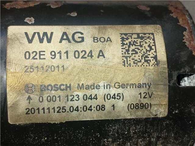 Foto 2ª: Motor de Arranque Volkswagen Touran 2.0 TDI 16V [CFHC]