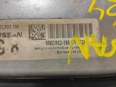 Foto 2ª: Centralita Motor ECU Nissan Qashqai ACENTA 2 16V CAT 141CV [MR20DE] (2007)
