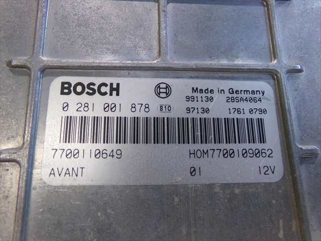 Foto 4ª: Centralita Motor ECU Renault Kangoo 1.9 DTI 1998-2002 [F9QH7] (2000)