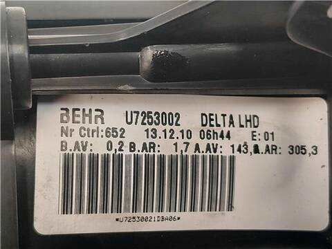 Foto 3ª: Calefacción Opel Astra 2.0 CDTI 160CV 118KW [A 20 DTH] (2011)