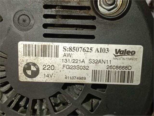 Foto 2ª: Alternador Bmw Serie 5 518 2.0 525 D [2.0 LTR. - 160 KW TURBODIESEL]