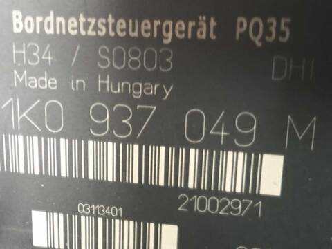 Foto 3ª: Caja Reles Fusibles Volkswagen Golf 1.9 TDI (2003)