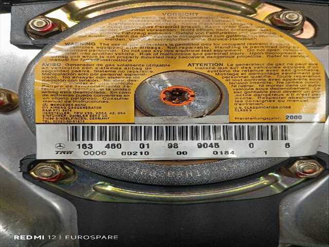 Foto 3ª: Airbag Delantero Izquierdo Mercedes Clase ML 270 2.7 D DCI [612963] (2000)