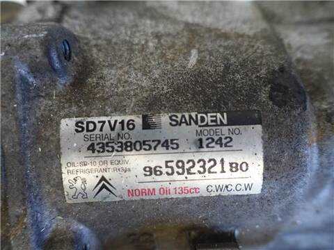 Foto 3ª: Compresor Aire Acondicionado Citroen Xsara 1.6 HDI PICASSO 109CV 80KW [9HZ-DV6TED4] (2007)