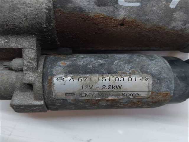 Foto 2ª: Motor de Arranque Ssangyong Korando 150 CV 110KW [D20DTF 671.950] (2015)