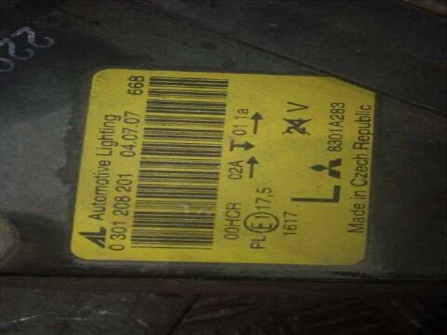 Foto 2ª: Faro Izquierdo Mitsubishi Colt 1.1 INFORM BERLINA 75CV 55KW [134910] (2008)