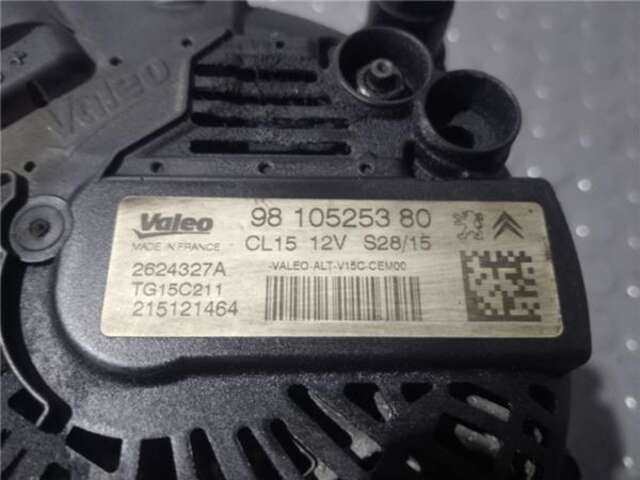 Foto 3ª: Alternador Peugeot 308 1.6 STYLE [1.6 LTR. - 88 KW BLUE-HDI FAP]