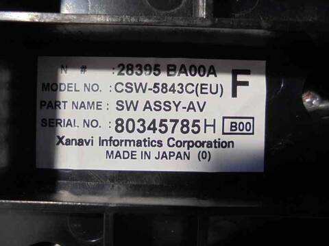 Foto 2ª: Mando Climatizador Nissan Primera 1.9 16V TD CAT BERLINA 120CV 88KW [F9Q] (2005)