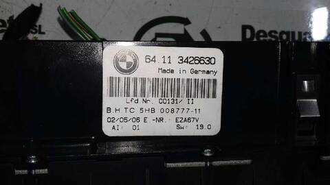 Foto 3ª: Mando Climatizador Bmw X3 2.0 16V DIESEL CAT 150CV 110KW [M47T2] (2006)