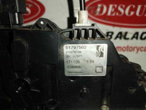 Foto 2ª: Cerradura Puerta Delantera Derecha Fiat Punto 1.4 16V ACTIVE 95CV (2005)