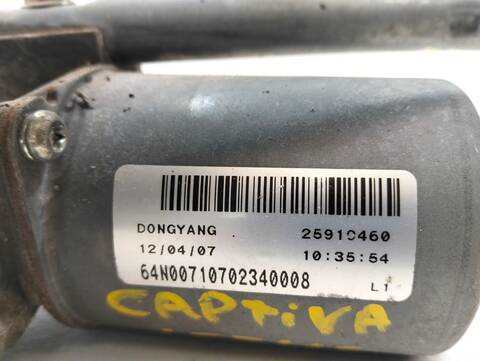 Foto 2ª: Motor Limpia Delantero Chevrolet Captiva 2.0 DIESEL CAT 150CV (2006)