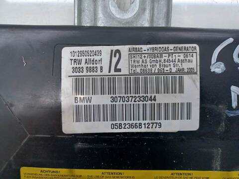 Foto 2ª: Airbag Lateral Delantero Izquierdo Bmw X5 3.0D 218CV 160KW [306D2] (2007)