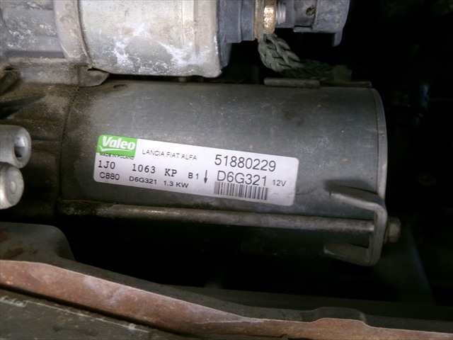 Foto 2ª: Motor de Arranque Fiat Punto 1.3 JTD 2006-2012 [199A2000] (2011)