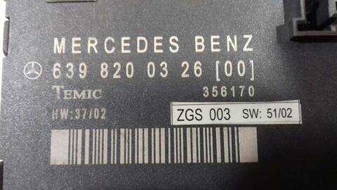 Foto 3ª: Centralita Cierre Centralizado Mercedes Vito 150CV 110KW