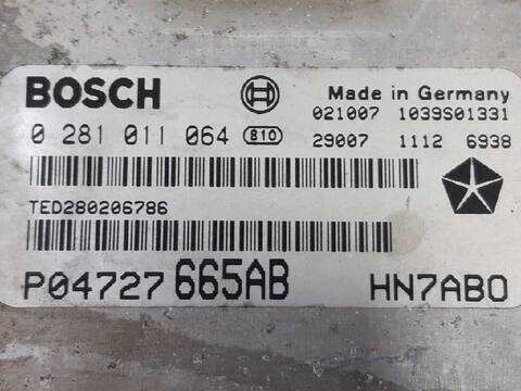 Foto 3ª: Centralita Motor ECU Chrysler Voyager 2.5 CRD LX 141CV 105KW [VM07C] (2002)