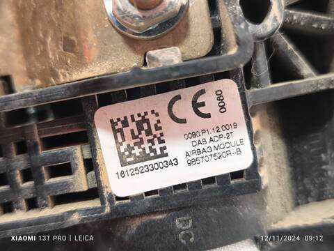 Foto 4ª: Airbag Delantero Izquierdo Renault Kangoo PROFESIONAL 90CV 66KW [K9K608] (2016)