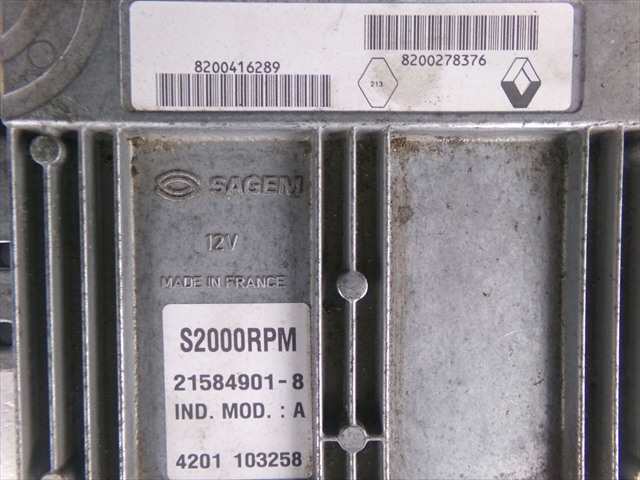 Foto 3ª: Centralita Motor ECU Renault Laguna 2.0 G RANCHERA,2001-2007 [F4RJ7] (2004)