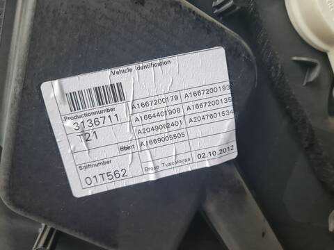 Foto 2ª: Elevalunas Eléctrico Delantero Izquierdo Mercedes Clase ML 350 3.0 D 258CV 190KW AUT. W166) BLUETEC 166.004) OM642 [OM642826] (2012)