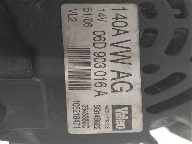 Foto 3ª: Alternador Audi A4 2.0 TFSI 200 CV 147KW [BWE]
