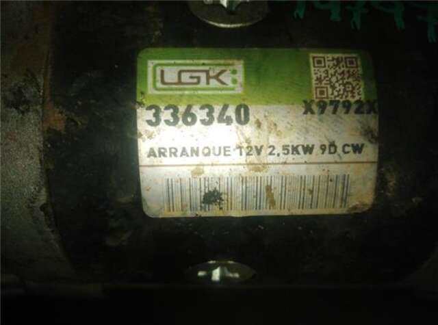 Motor de Arranque Renault Master 3.0 COMBI 2.8T L1 9-PL. [3.0 LTR. - 100 KW DCI DIESEL CAT (ZD3)]