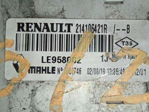 Foto 3ª: Intercooler Dacia Duster 1.5 DCI 95 HMAF) (2017)