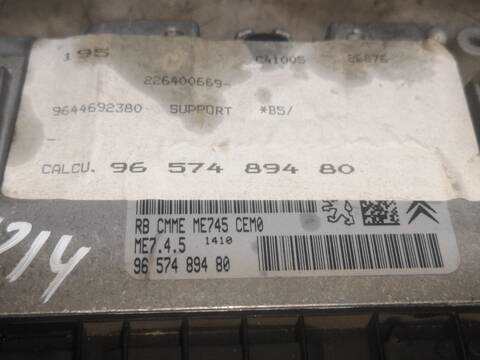 Centralita Motor ECU Citroen C4 NFU BERLINA