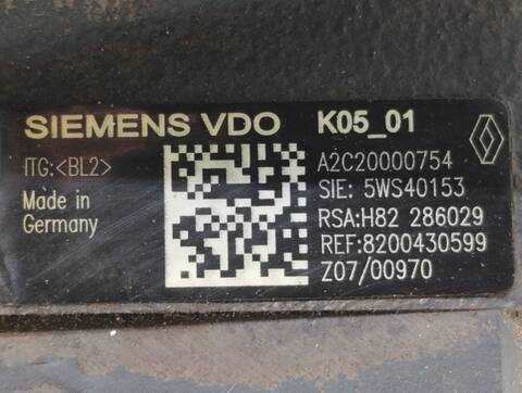 Foto 4ª: Bomba Inyeccion Renault Scenic AUTHENTIQUE 106CV 78KW [K9K P7] (2006)