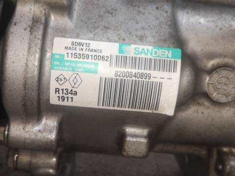 Foto 2ª: Compresor Aire Acondicionado Dacia Sandero D4FF7 (2009)