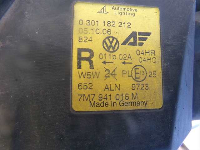 Foto 2ª: Faro Derecho Seat Alhambra 1.9 TDI 2000-2010 [BVK] (2006)