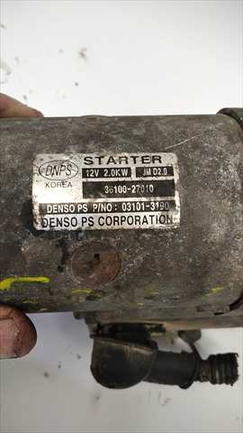 Foto 4ª: Motor de Arranque Hyundai Santa Fe 2.0 D [D/4EA] (2003)