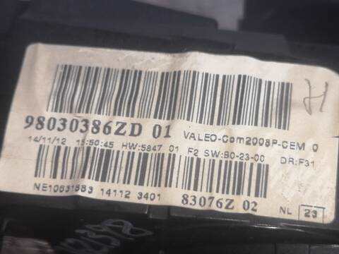 Foto 3ª: Mando Multifuncion Peugeot 208 ZM01 (2013)