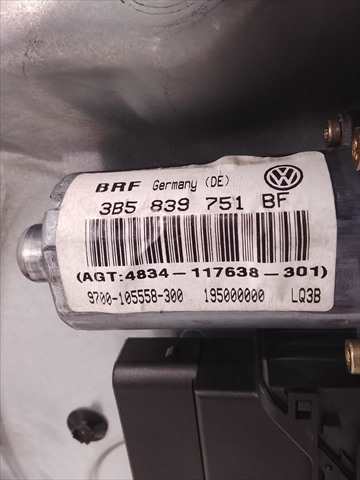 Foto 2ª: Elevalunas Eléctrico Trasero Izquierdo Volkswagen Passat 1.9 D [D/AVF] (2004)