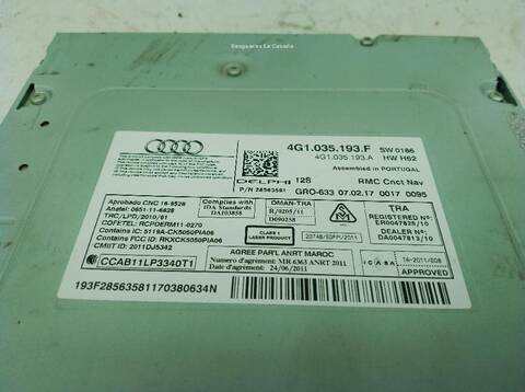 Foto 3ª: Sistema Audio Radio CD Audi A6 3.0 TDI (2010)