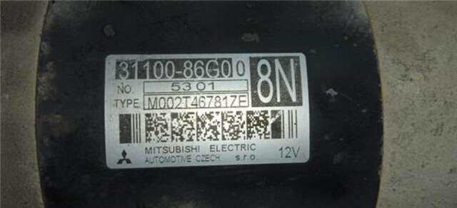 Motor de Arranque Suzuki Swift 1.3 GL (3-PTAS.) [1.3 LTR. - 68 KW 16V CAT]