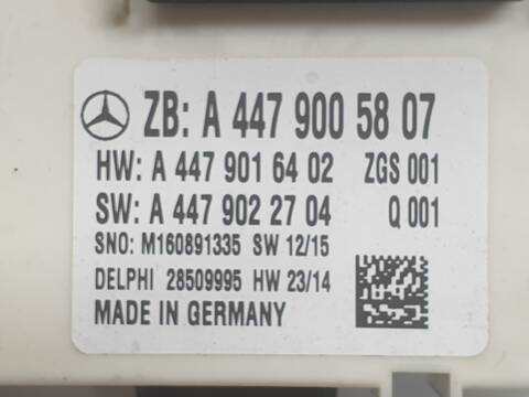 Foto 3ª: Centralita Motor ECU Mercedes Vito 114-116 CDI 119 CDI-BT LANG 447.703) 130CV 97KW (2019)
