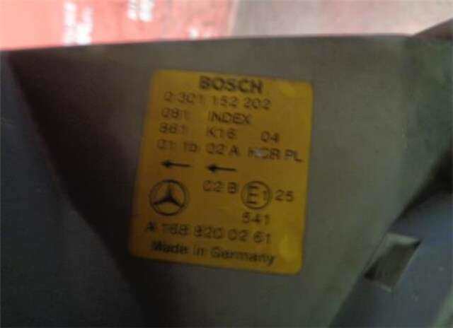 Foto 3ª: Faro Derecho Mercedes Clase A 140 1.4 140 (168.031) [1.4 LTR. - 60 KW CAT] [M 166.940]