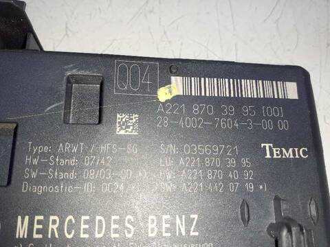 Foto 3ª: Centralita Motor ECU Mercedes Clase S 220 S 350 BLUETEC 221.026) BERLINA 258CV 190KW [OM642862] (2010)