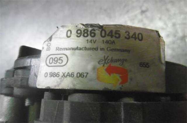 Foto 1ª: Alternador Seat Altea 1.6 4KIDS ERENCE ECOMOTIVE [1.6 LTR. - 77 KW TDI] [CAYC]